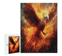 Puzzles pour Adultes500 PCS Epic Phoenix Rising Artwork Puzzles pour Adolescents pour S'amuser en Famille Difficile Et Stimulant Un pour Les Jeux 500 PCS
