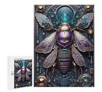 Puzzles pour Adultes500 PCS Ethereal Steampunk Cicada Puzzle pour Adultes - Jeu Manuel - Décoration Et d'anniversaire 500 PCS