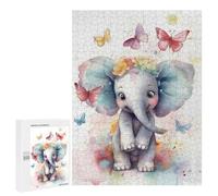 Puzzles pour Adultes500 PCS Funny Baby Elephant Puzzles pour Adultes - Jeu De Réflexion, Analyse Et Logique - Cadeaux Anti-Stress 500 PCS