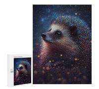 Puzzles pour Adultes500 PCS Galactic Hedgehog Art Print Puzzle pour Adultes - Jeu De Réflexion - Assemblage De Motifs - Idée Cadeau Unique pour Un Anniversaire 500 PCS