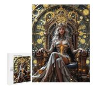 Puzzles pour Adultes500 PCS Golden Throne Queen Puzzles pour Adultes - Jeu De Réflexion, Analyse Et Logique - Cadeaux Anti-Stress 500 PCS
