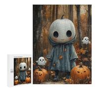 Puzzles pour Adultes500 PCS Halloween Ghostly Forest Scene Puzzles pour Adolescents pour S'amuser en Famille Difficile Et Stimulant Un pour Les Jeux 500 PCS