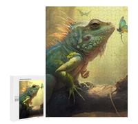 Puzzles pour Adultes500 PCS Iguana in The Sunlight Puzzles pour Adultes - Décoration Murale - Défi Difficile - Cadeaux Uniques d'anniversaire Et De Noël 500 PCS