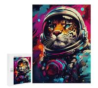 Puzzles pour Adultes500 PCS Jaguar Astronaut Space Explorer Puzzles pour Adultes : des Activités Amusantes en Famille, des Cadeaux pour Les Amis Et La Famille 500 PCS