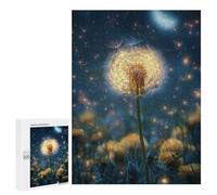 Puzzles pour Adultes500 PCS Magical Dandelion Night Sky -2 Puzzles pour Adolescents pour S'amuser en Famille Difficile Et Stimulant Un pour Les Jeux 500 PCS