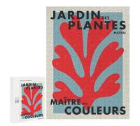 Puzzles pour Adultes500 PCS Matisse Jardin des Plantes Puzzle pour Adultes - Jeu De Réflexion - Assemblage De Motifs - Idée Cadeau Unique pour Un Anniversaire 500 PCS