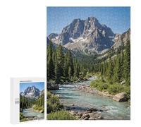 Puzzles pour Adultes500 PCS Mountain River Landscape Puzzles pour Adultes - Jouets À Monter Soi-même - Décoration Murale - Cadeaux Uniques d'anniversaire Et De Noël 500 PCS