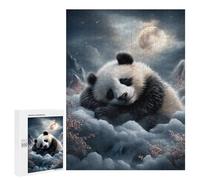 Puzzles pour Adultes500 PCS Panda Moonlit Dreamscape Puzzles pour Adolescents pour S'amuser en Famille Difficile Et Stimulant Un pour Les Jeux 500 PCS