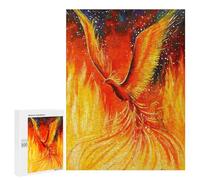 Puzzles pour Adultes500 PCS Phoenix Bird Puzzle pour Adultes : Un Jeu Manuel Amusant Et Anti-Stress, Idéal pour Se Détendre 500 PCS