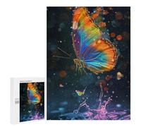Puzzles pour Adultes500 PCS Rainbow Butterfly Splash Puzzles pour Adolescents pour S'amuser en Famille Difficile Et Stimulant Un pour Les Jeux 500 PCS