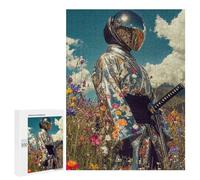 Puzzles pour Adultes500 PCS Samurai in A Flower Field Puzzles pour Adultes - Jeu De Réflexion, Analyse Et Logique - Cadeaux Anti-Stress 500 PCS