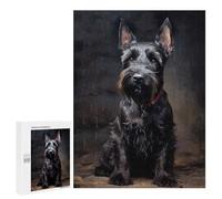 Puzzles pour Adultes500 PCS Scottish Terrier Puzzle, Jeu De Réflexion Et De Logique, Idéal comme Cadeau pour Toute La Famille 500 PCS