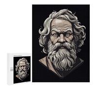 Puzzles pour Adultes500 PCS Socrates Greek Philosopher Puzzles pour Adultes - Décoration Murale - Défi Difficile - Cadeaux Uniques d'anniversaire Et De Noël 500 PCS