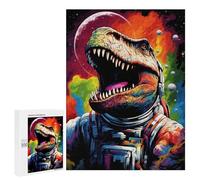 Puzzles pour Adultes500 PCS Space Dinosaur Astronaut Art Print-11 Puzzles pour Adolescents pour S'amuser en Famille Difficile Et Stimulant Un pour Les Jeux 500 PCS