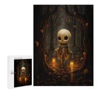Puzzles pour Adultes500 PCS Spooky Forest Lantern Walk Puzzles pour Adultes - Jeu De Réflexion, Analyse Et Logique - Cadeaux Anti-Stress 500 PCS