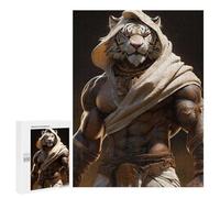 Puzzles pour Adultes500 PCS Tiger Warrior Armor Statue Puzzles pour Adultes - Jeu De Réflexion, Analyse Et Logique - Cadeaux Anti-Stress 500 PCS