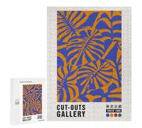 Puzzles pour Adultes500 PCS Tropical Monstera Leaves Puzzle pour Adultes - Jeu De Réflexion - Assemblage De Motifs - Idée Cadeau Unique pour Un Anniversaire 500 PCS