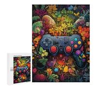 Puzzles pour Adultes500 PCS Video Game Controller in Nature -1 Puzzle Décoratif Mural - Niveau Difficile - Idéal comme Cadeau pour Toute La Famille 500 PCS