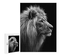 Puzzles pour Adultes500 PCS Wild Lion Poster Puzzle pour Adultes - Jeu De Réflexion - Assemblage De Motifs - Idée Cadeau Unique pour Un Anniversaire 500 PCS