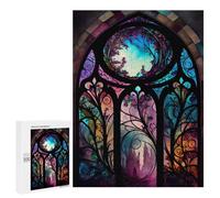 Puzzles pour Adultes500 PCS Window Into The World Puzzles pour Adultes - Décoration Murale - Défi Difficile - Cadeaux Uniques d'anniversaire Et De Noël 500 PCS