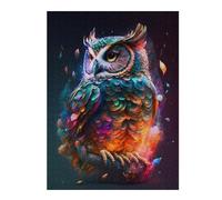 Puzzles pour Adultes52x38cm/1000pcs Amazing Owl Casse-têtes pour Adolescents - Jeu De Réflexion - Défi Difficile - Aidez Votre Cerveau À S'exercer 52x38cm/1000pcs
