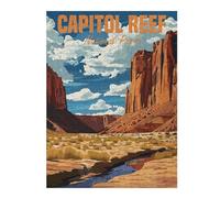 Puzzles pour Adultes52x38cm/1000pcs Capitol Reef National Park Puzzle, Jouet, Décoration Murale, Défi Difficile, Idéal comme Cadeau pour Toute La Famille 52x38cm/1000pcs