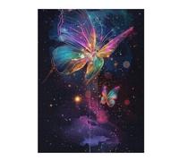 Puzzles pour Adultes52x38cm/1000pcs Colorful Butterfly Art Print-6 Puzzles pour Adultes - Jeu De Réflexion - Assemblage De Motifs - Cadeaux De Noël Et d'anniversaire 52x38cm/1000pcs