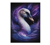 Puzzles pour Adultes52x38cm/1000pcs Cosmic Swan Art Print-8 Puzzles pour Adultes - Jeu De Réflexion - Assemblage De Motifs - Cadeaux De Noël Et d'anniversaire 52x38cm/1000pcs