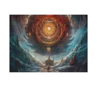 Puzzles pour Adultes52x38cm/1000pcs Gate to The Celestial Realm Puzzles pour Adultes - Jouets À Monter Soi-même - Cadeau d'anniversaire - Cadeaux Uniques pour Anniversaires Et Noël 52x38cm/1000pcs