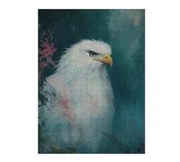 Puzzles pour Adultes52x38cm/1000pcs Majestic Bald Eagle Portrait Puzzles Anti-Stress pour S'amuser en Famille Et Stimuler Le Cerveau