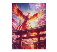 Puzzles pour Adultes52x38cm/1000pcs Phoenix Torii Pathway Japa Puzzle pour Adultes Jeux Relaxants Décoration Parfaite pour Un Anniversaire, Noël 52x38cm/1000pcs