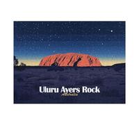 Puzzles pour Adultes52x38cm/1000pcs Uluru Ayers Rock Australia Landscape Puzzles Anti-Stress pour Adultes : des Jeux Amusants en Famille À Faire À La Maison 52x38cm/1000pcs