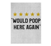 Puzzles pour Adultes52x38cm/1000pcs Would Poop Here Again Puzzles pour Adultes - Jeu Manuel - Idées De Détente - Cadeaux d'anniversaire Et Autres Cadeaux Uniques 52x38cm/1000pcs