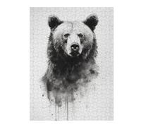 Puzzles pour Adultes52x38cm/1000pcsBear Artwork Puzzle pour Adultes - Jeu De Réflexion - Améliore La Mémoire - Stimule Le Cerveau