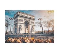 Puzzles pour Adultes75x50cm/1000pcs Arc De Triomphe, Paris Puzzle, Jouet, Décoration Murale, Défi Difficile, Idéal comme Cadeau pour Toute La Famille 75x50cm/1000pcs