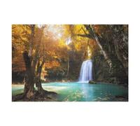 Puzzles pour Adultes75x50cm/1000pcs Autumnal Waterfall Serenity -1 Puzzle, Jouet, Décoration Murale, Défi Difficile, Idéal comme Cadeau pour Toute La Famille 75x50cm/1000pcs