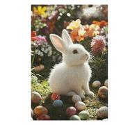 Puzzles pour Adultes75x50cm/1000pcs Easter Bunny with Eggs-9 Puzzles pour Adultes - Jeu De Réflexion - Assemblage De Motifs - Cadeaux De Noël Et d'anniversaire 75x50cm/1000pcs