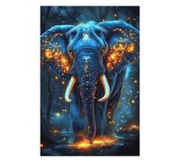 Puzzles pour Adultes75x50cm/1000pcs Enchanted Forest Elephant -1 Puzzles Anti-Stress pour Adultes : des Jeux Amusants en Famille À Faire À La Maison 75x50cm/1000pcs
