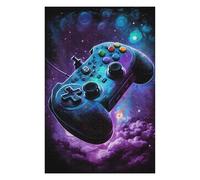 Puzzles pour Adultes75x50cm/1000pcs Galactic Gaming Controller Art -4 Puzzles pour Adultes - Jeu De Réflexion - Assemblage De Motifs - Cadeaux De Noël Et d'anniversaire 75x50cm/1000pcs
