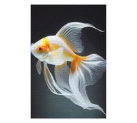 Puzzles pour Adultes75x50cm/1000pcs Glowing Goldfish Artwork Puzzles pour Adultes : Jeu Manuel Anti-Stress, Activités Amusantes À Faire À La Maison, 75x50cm/1000pcs