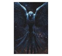 Puzzles pour Adultes75x50cm/1000pcs Lone Eagle Soars Night Sky Puzzles pour Adultes Jeux Relaxants Décoration Murale Activités Amusantes À La Maison 75x50cm/1000pcs