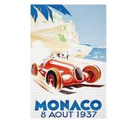Puzzles pour Adultes75x50cm/1000pcs Monaco Grand Prix 1948 Puzzle pour Adultes - Jeu De Réflexion - Améliore La Mémoire - Stimule Le Cerveau