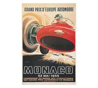 Puzzles pour Adultes75x50cm/1000pcs Monaco Grand Prix 1960 Puzzle pour Adultes - Jeu De Réflexion - Améliore La Mémoire - Stimule Le Cerveau