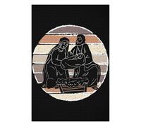 Puzzles pour Adultes75x50cm/1000pcs Retro Christian Vintage Puzzles Anti-Stress pour S'amuser en Famille Et Stimuler Le Cerveau