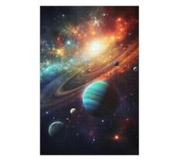 Puzzles pour Adultes75x50cm/1000pcs The Solar System Puzzles Anti-Stress pour S'amuser en Famille Et Stimuler Le Cerveau