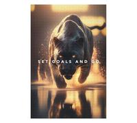 Puzzles pour Adultes75x50cm/1000pcs Wild Ambition Motivation Puzzles pour Adultes : Jeu Manuel Anti-Stress, Activités Amusantes À Faire À La Maison, 75x50cm/1000pcs