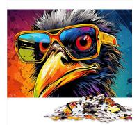 Puzzles pour Animal Moineau Puzzle en Bois de 1000 pièces pour Adultes Puzzle de 1000 pièces pour Enfants et Adultes à partir de 9 Ans 1000 pièces (50x75 cm)