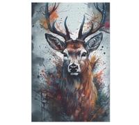Puzzles pour cerf Puzzles pour AdultesPuzzles en Bois De 1000 Pièces pour Adultes Cadeaux Jeu Stimulant