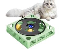 Puzzles pour chats d'intérieur ? Jouet labyrinthe pour chat | Boîte interactive multi-trous pour chaton, jouet phonographe d'enrichissement pour stimulation mentale, activité d'intérieur pour chats et