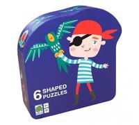 Puzzles pour enfants dans une boîte décorative Pirate